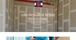 Desktop Screenshot of 5280drywallandrepairs.com